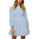 thumbnail image 3 of Vestido de manga larga para mujer, vestido de manga larga para mujer, vestido de mujer, vestido de manga larga de otoño para mujer, confiable y duradero, 3 of 6