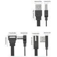 thumbnail image 3 of USB2.0 Straight Head/Elbow Data Wire Left & Right & Down & Up Angled & Straight Head Converter Cable Charging Cord, 3 of 7
