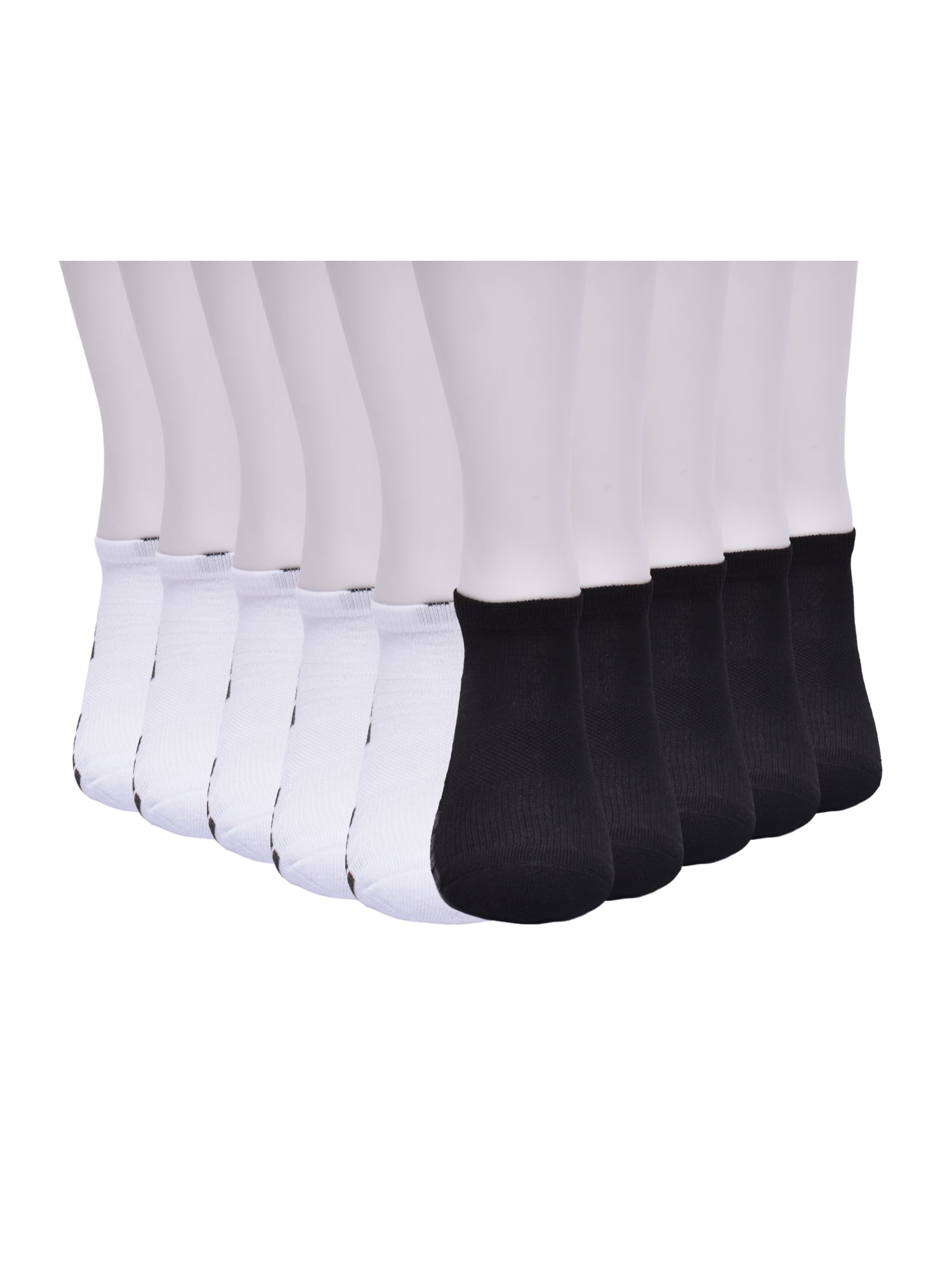 Athletic Works Boys Cushion Heel Tab No Show, 10 Pack, Sizes S-L