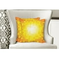 thumbnail image 4 of Ambesonne Yellow Throw Pillow Cover 2 Pack, Retro Pixel Art Squares, 24", Orange Yellow, 4 of 6