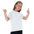 thumbnail image 2 of Jerzees Schoolgear Childrens Little Boys Classic Plain T-Shirt (Pack of 2), 2 of 3