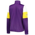 thumbnail image 3 of Women's G-III 4Her by Carl Banks Purple Los Angeles Lakers Change Up Full-Zip Track Jacket, 3 of 3