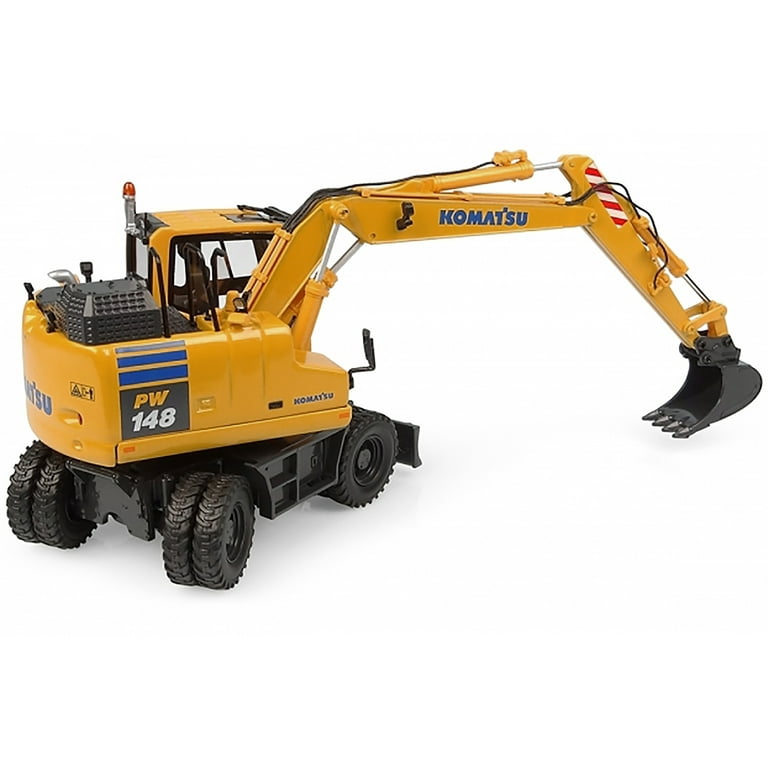 Komatsu PW148-11 Wheel Loader Yellow with Standard and Komatsu PW148-11 Wheel Loader Yellow with Standard and