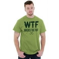 thumbnail image 4 of WTF Where's the Fish Fisherman Funny Men's Graphic T Shirt Tees Brisco Brands X, 4 of 5
