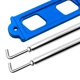 thumbnail image 3 of Kit de de batería de coche, soporte de batería, soporte de varilla de sujeción, varilla de sujeción de aleación de aluminio, ajuste modificado Azul Baoblaze Titular de amarre, 3 of 3