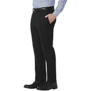 Kenneth Cole Reaction Mens Slim-Fit Urban Heather Dress Pants 38W x 29L Black