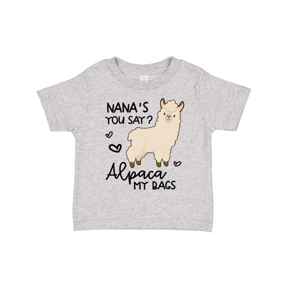 Inktastic Nana's You Say Alpaca My Bags Boys or Girls Toddler T-Shirt