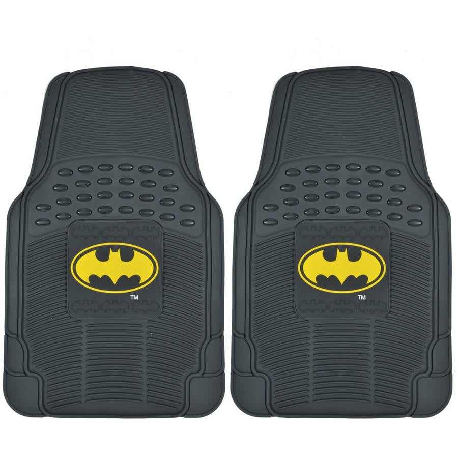 Original Batman Rubber Floor Mats for Car, 2-Piece Front ...