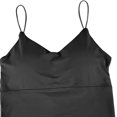 thumbnail image 3 of Tops cortos para mujer, camiseta sin , suave, inconfundible, inalámbrica, en apariencia de U, , sin costuras, color , camiseta sin , negro única Soledad Camisola, 3 of 10