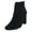 Black Suede, variant on Womens Cambrie Suede Closed Toe Ankle, Black Suede, Size 10.0