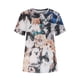 thumbnail image 4 of Camiseta informal para mujer con estampado de gato y cuello redondo, blusa de manga corta, Tops Fridja  bn4686, 4 of 5