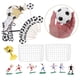 thumbnail image 3 of 1 Set Soccer Cake Topper Decorations: Player Figurines & Soccer Ball Cupcake Toppers For Boys Birthday Party Sport Theme Party Supplies, 3 of 3