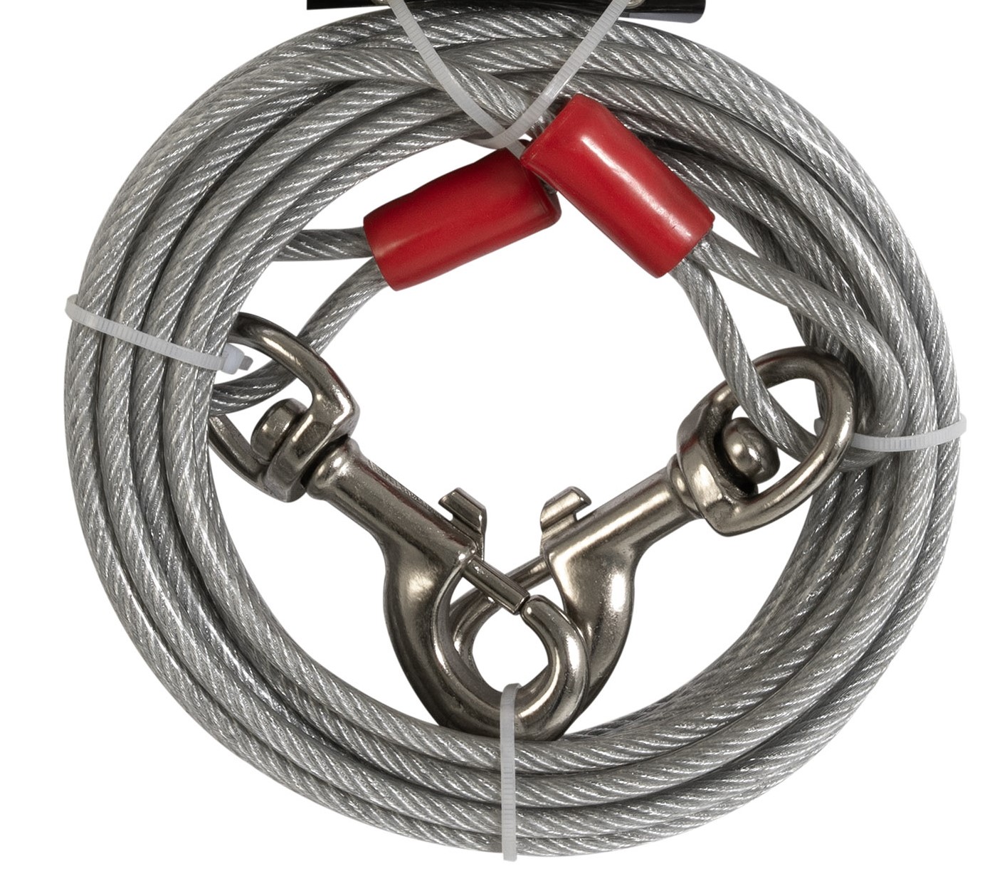 Aspen Pet Super Heavy Duty Dog Tie-Out Cable, 15 Ft, Silver photo 4