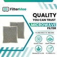 thumbnail image 5 of FilterMee Brand Microwave Grease Filter Compatible with Panasonic Microwave Model # F400B5H00AP 1036077 1914086 Size 7 3/4 in x 9 inch x 3/32 in - 2 Pack, 5 of 5