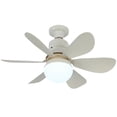 thumbnail image 1 of 40W 20 en lámpara de ventilador LED ventilador de techo silencioso 6 aspas para oficinas dormitorio cocina, 1 of 7