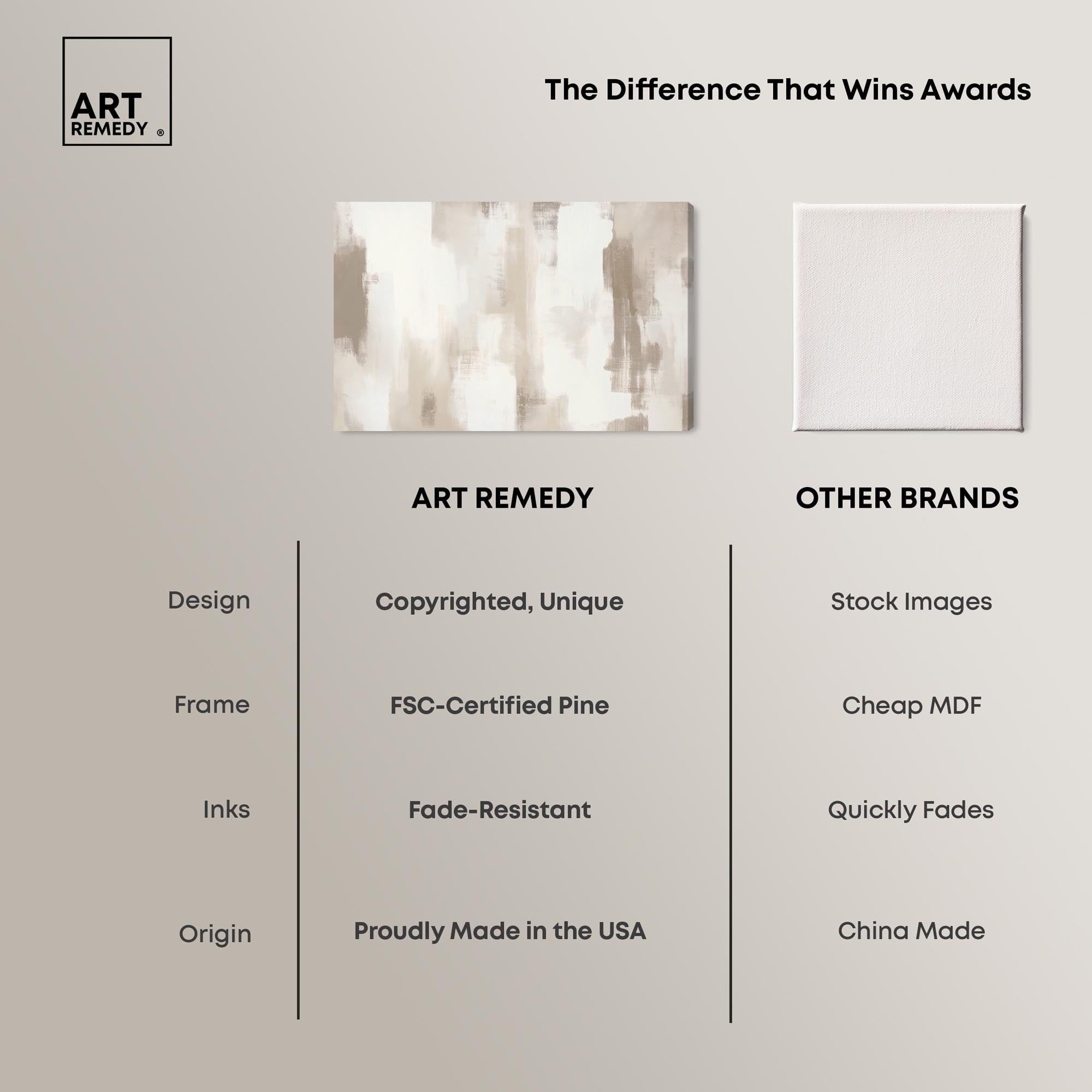 Art Remedy Neutral Abstracts Canvas, 54" x 36", Gallery Wrapped, Winter Mist II