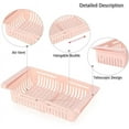 thumbnail image 5 of Fridge Drawer Organizer Set of 2 Kitchen Refrigerator Fridge Storage Box Pink, Blue, 5 of 7
