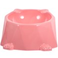 thumbnail image 1 of Comedero hexagonal geométrico para perros y gatos, plato creativo de cerámica (rosa), 1 of 8