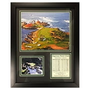 Legends Never Die "Cypress Point Golf Course Framed Photo Collage, 11 x 14-Inch