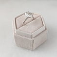 thumbnail image 2 of solitaire jewels 3.75CT Oval Moissanite Simple Solitaire Engagement Ring For Women, 18K Rose Gold, 2 of 5
