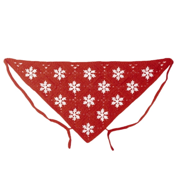 COOLHOOD Hair Scarf Snowflake Headband Head Wrap Christmas Knitted Santa for Adults Creative Unique Headwear Photo Props