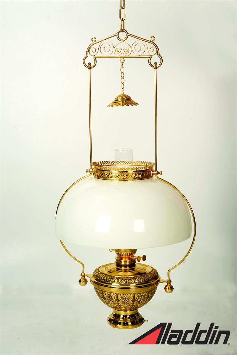 Aladdin Lamps Schoolhouse Hanging Lamp Double Flat Wick Oil Lamp