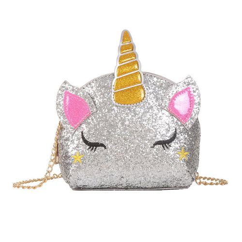 Unicorn Girls Ladies Travel Fun summer Shoulder Bag Purse Pink//Beige//Black