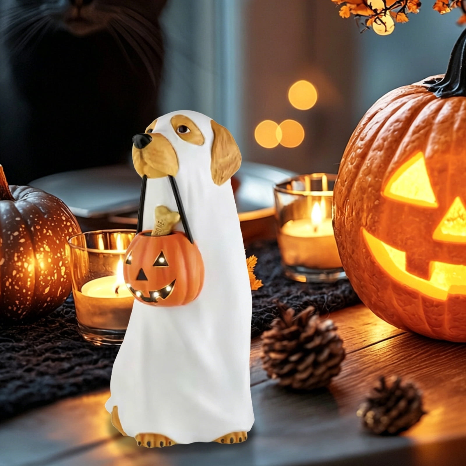 Halloween Dog Blow Ghost Lit Led Halloween Dog Blow Ghost Lit Led Home Depot Spooky Dog Decor