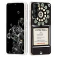thumbnail image 1 of TalkingCase Slim Phone Case Compatible for Samsung Galaxy S21 5G, S30,(Not S21+,S21 Ultra),Retro Payphone Print,Lightweight,Flexible,Soft, USA, 1 of 7