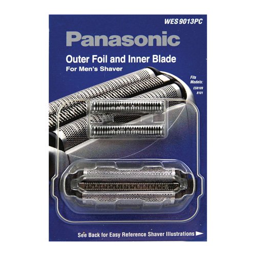 Panasonic WES9013PC Electric Razor Replacement Inner Blade And Outer Foil Set For Mens Shaver, 1