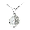 thumbnail image 1 of Fall Decorations for Home Deal!Pcksrro Gorgeous Diamonds Set Leaf Crystal Combination Loves Necklace, 1 of 6
