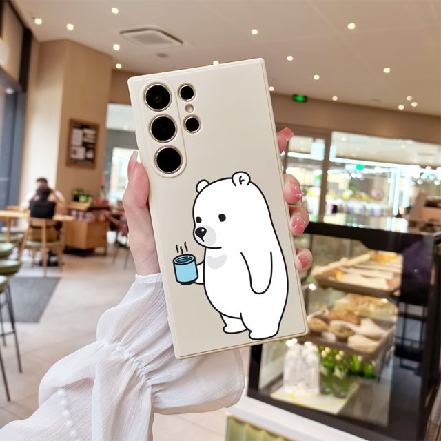 Mantenga su iPhone seguro y elegante con una cubierta de goma TPU con estampado de dibujos animados para teléfono