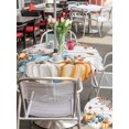 thumbnail image 4 of Outdoor Tablecloth with Umbrella Hole and Zipper, Fall Pumpkins Orange Blue Round Table Cloth 60 Inch Waterproof Tablecloth, Thanksgiving Botanical Vintage Picnic Table Cover for Patio Camping, 4 of 7