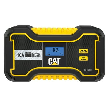 Cat CBC10 Professional 6-Volt/12-Volt 10-Amp Automatic Battery Charger/Maintainer, CBC10