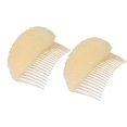 thumbnail image 1 of 2 piezas encantadoras inserciones de volumen para aumentar el volumen, peine para el cabello, herramienta para hacer moños, base para el cabello, accesorios para mujeres, damas y niñas (beige), 1 of 5
