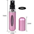 thumbnail image 3 of 5pcs 5ml Mini Perfume Travel Refillable, Portable Perfume Atomizer, Spray Atomizer Perfume Bottle, 3 of 4