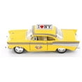 thumbnail image 3 of I Love New York Chevy Bel Air Taxicab, Yellow - Showcasts 5360W-ILNY - 1/40 Scale Diecast Model Car, 3 of 9