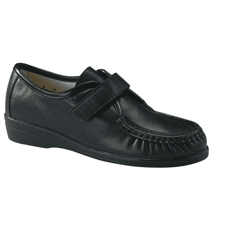 - Softspots ANGIE Womens Black Leather Comfort Walking Shoes