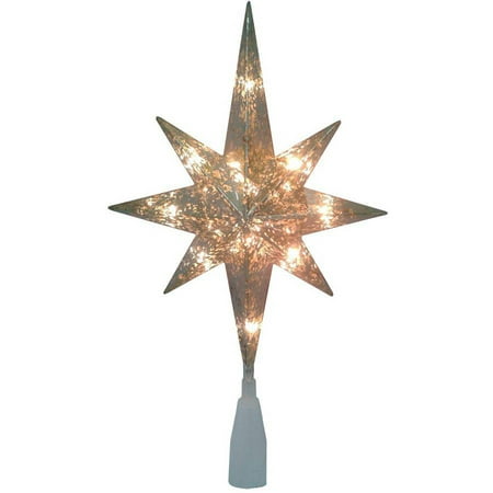 Holiday Time Gold Star Tree Topper - Walmart.com