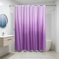 thumbnail image 4 of Waterproof Gradient Shower Curtain 180x180 cm, EVA Fabric, Multicolor, Washable, Rust-Resistant Metal Rings, Decorative Bathroom Curtain with Weighted Hem, 4 of 6