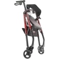 thumbnail image 5 of Lifestyle Mobility Aids Royal Universal Aluminum 4 Wheel Rollators Laser Red, 5 of 7