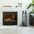 thumbnail image 6 of Panacea Open Hearth Fireplace Tool Set w/Brush, Shovel, Poker, Tong & Stand, 6 of 8