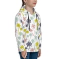 thumbnail image 3 of Uemuo Hawaiian Coconut Tree Pattern Hooded Sweatshirt for Youth Pullover with Kangaroo Pocket Trendy youth sweatshirt Casual Hoodie for Boys and Girls-Small, 3 of 6