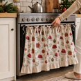 thumbnail image 3 of Christmas Oven Skirt,Vintage Plaid Door Cover Curtain for Kitchen Decor, 3 of 3