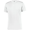 thumbnail image 2 of Augusta Attain Wicking Set-In Sleeve Tee 4790 White Xl, 2 of 2