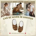 thumbnail image 7 of Daiia Skulls And Hearts Print Women’s Fuzzy Slippers Memory Foam Lightweight House Shoes Cozy Loafer Flannel House Shoes-42/43, 7 of 7