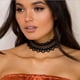 thumbnail image 3 of Gargantilla de encaje de moda, collar de cadena, 3 of 5