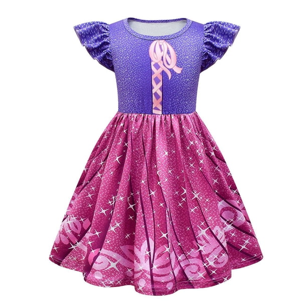 Vestido de princesa Isabella Mirabel para niñas, disfraz de Cosplay de Encanto, Anna, Jasmine, Blancanieves, Jessie, Ariel, vestidos de graduación Fivean unisex