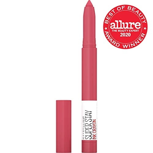 Maybelline Labial Lápiz Mate SuperStay con afilador incorporado, tono Change Is Good, 0.113ml