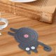 thumbnail image 3 of Regalos de gatos para amantes de los gatos Posavasos de gato tejidos, creativos y lindos, posavasos aislantes, posavasos para café y té, regalos de escritorio, 3 of 5